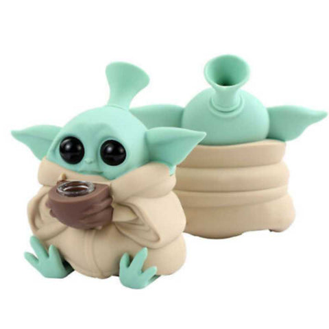Yoda Silicone Waterpipe