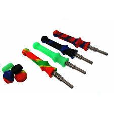 Silicone/Crystal Vapor Straw